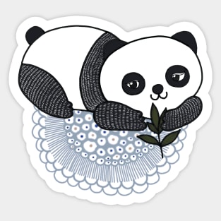 Charming Panda Bears: Cute Panda Sticker